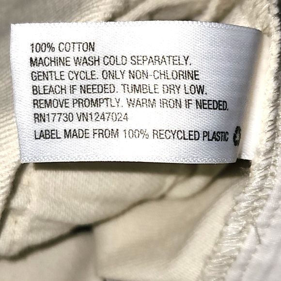 Sandy Liang X Target Cream Denim Long Sleeve 1 Piece Jumpsuit Coveralls Size 2 - Picture 6 of 6